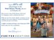 Up to 40% Off Disney Vacation Packages